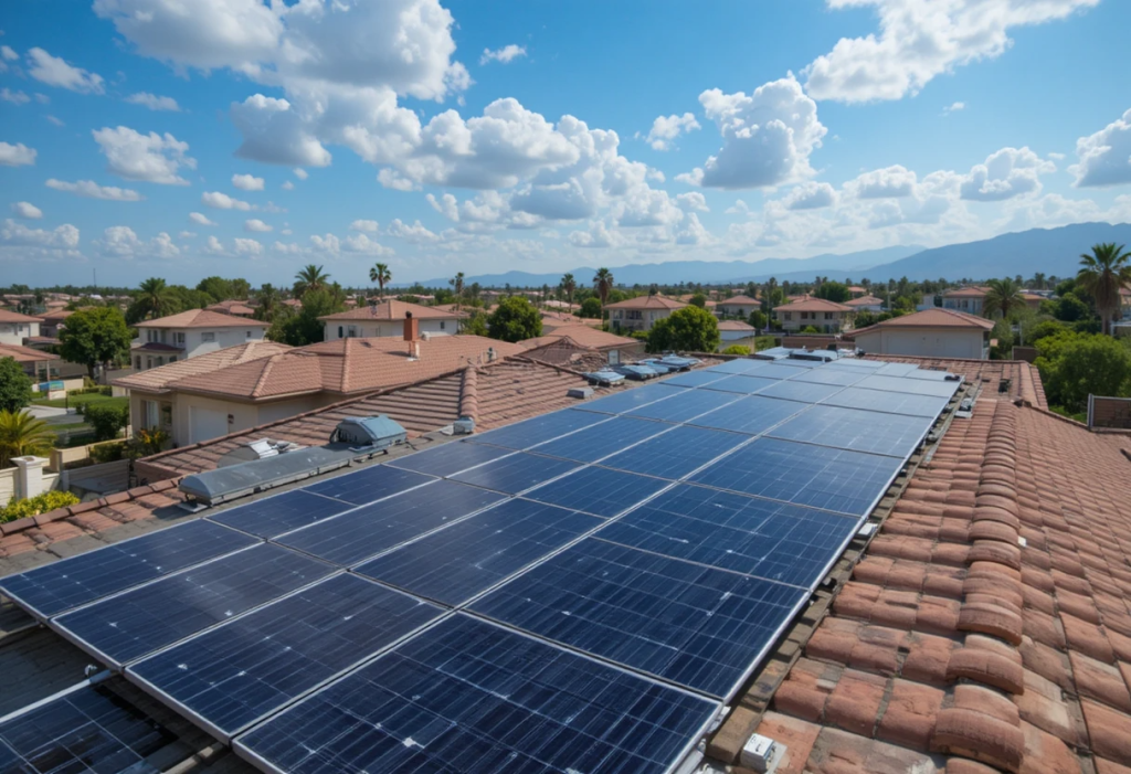 Instalación de paneles solares en México